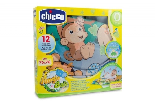 Развивающий музыкальный коврик Chicco Jungle Play Mat