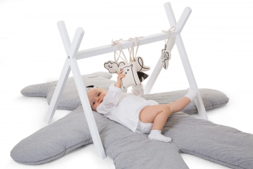 Aktivitātes paklājs 150 cm Childhome Teddy Grey