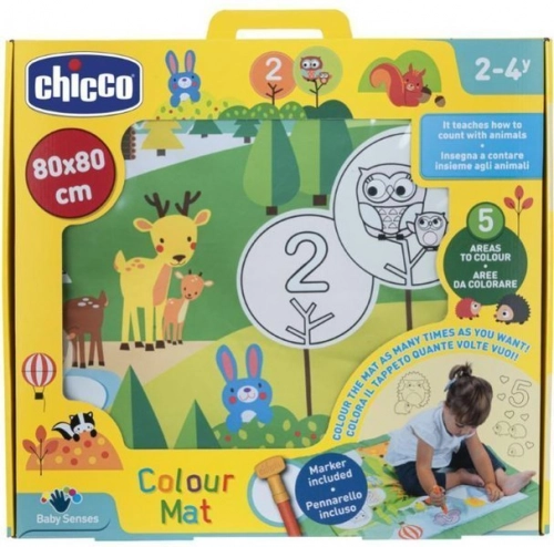 Развивающий коврик Chicco Colour Mat