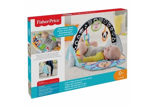 Развивающий коврик Fisher Price Flip & Fun Activity Gym 2in1 FXC14