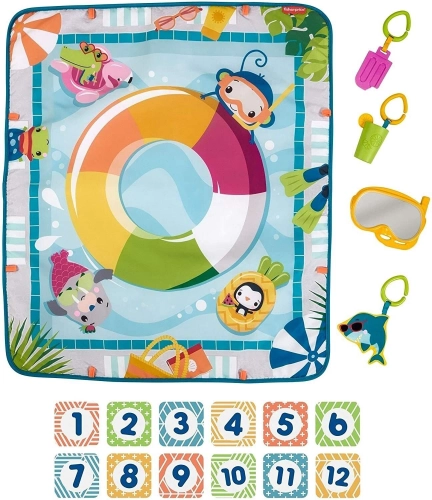 Развивающий коврик Fisher Price Make a splash Activity mat GRR44