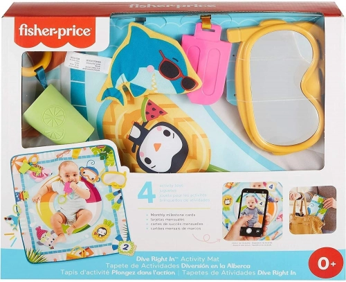 Развивающий коврик Fisher Price Make a splash Activity mat GRR44