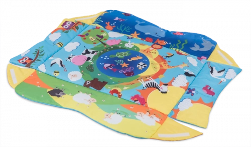 Развивающий коврик Lionelo ANIKA PLUS Blue/Yellow