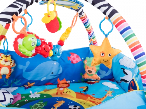 Развивающий коврик Lionelo ANIKA PLUS Blue/Yellow