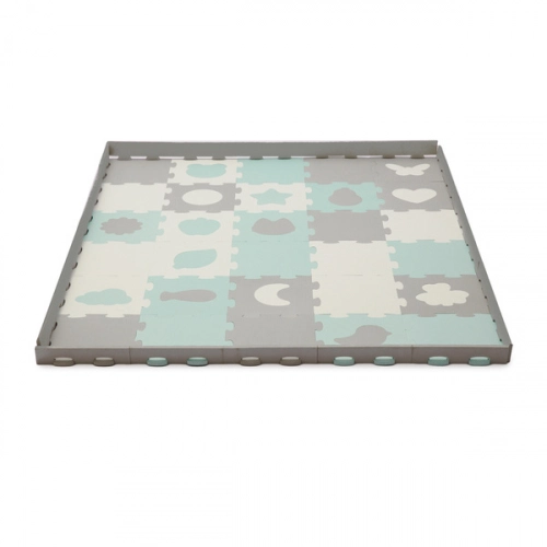 Развивающий коврик Пазл Kinderkraft Luno Mint 31x31 см из 30 элементов