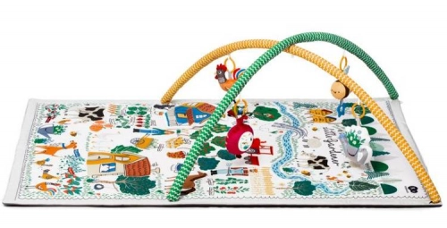 Развивающий коврик-палатка Kinderkraft Little Gardener 3in1 Educational Mat