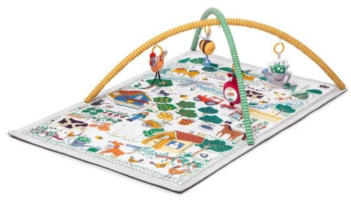 Развивающий коврик-палатка Kinderkraft Little Gardener 3in1 Educational Mat