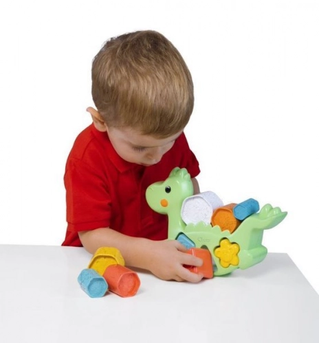 Attīstošā rotaļlieta-sortieris Balansējošs dinozaurs 2in1 Chicco Eco+ Dino