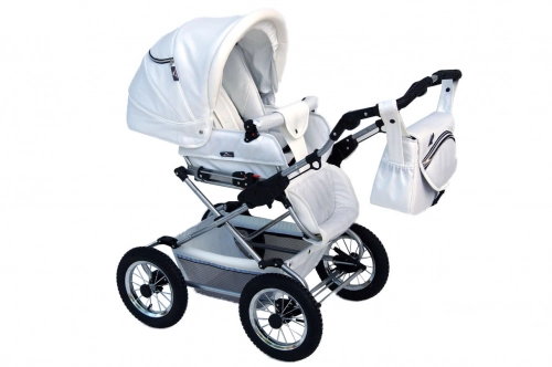 Baby Fashion Fanari 101 White Bērnu rati 2in1