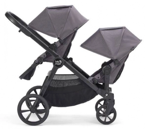 Baby Jogger City Select 2 Basic Radiant Grey Pastaigu bloks dvīņu ratiem