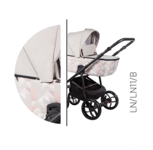 Baby Merc La Noche LNL/LN11/B Bērnu rati 2in1