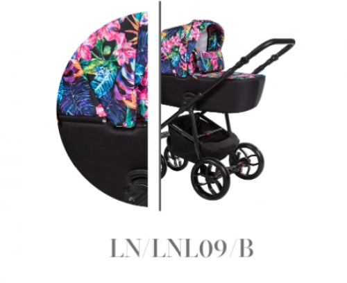 Baby Merc La Noche LNL/LNL09/B Bērnu rati 2in1