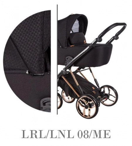 Baby Merc La Rosa Limited LRL/LNL08/ME Bērnu rati 2in1