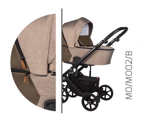 Baby Merc Mosca MO/MO02/B Bērnu rati 2in1
