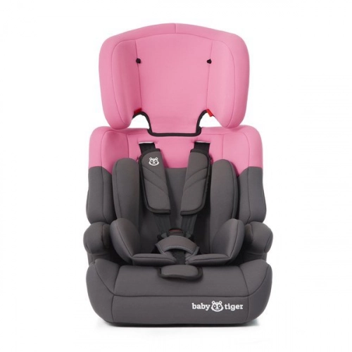 Baby Tiger Mali Grey pink Bērnu autosēdeklis 9-36 kg