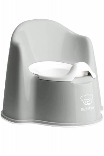 BABYBJORN POTTY CHAIR Детский горшок-стул Grey/ white 055225