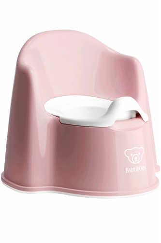 BABYBJORN POTTY CHAIR Bērnu podiņš-krēsls Powder pink/ white 055264