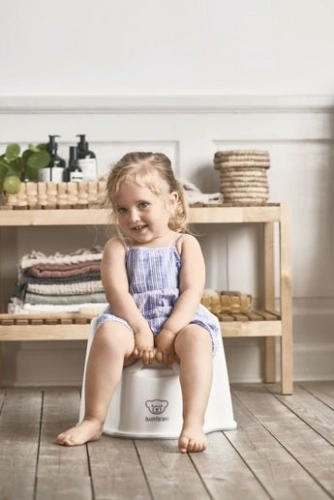 BABYBJORN POTTY CHAIR Детский горшок-стул White/ grey 055221