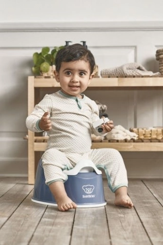 BABYBJORN SMART POTTY Bērnu podiņš Deep blue/ white 051269