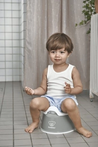 BABYBJORN SMART POTTY Bērnu podiņš Grey/White 051225