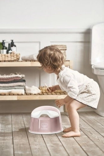 BABYBJORN SMART POTTY Детский горшок Powder pink/ white 051264