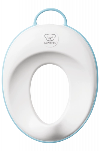 BABYBJORN Toilet Training Seat White/ turquoise Poda vāka mazinātājs 058013