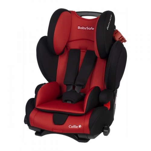 BabySafe Collie Black red Bērnu autosēdeklis 9-36 kg