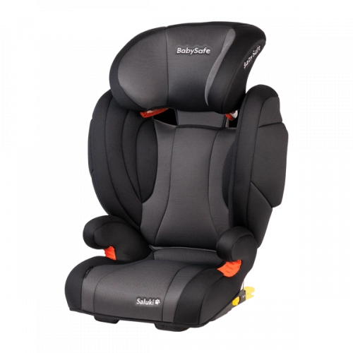 BabySafe Saluki Grey black Bērnu autosēdeklis 15-36 kg