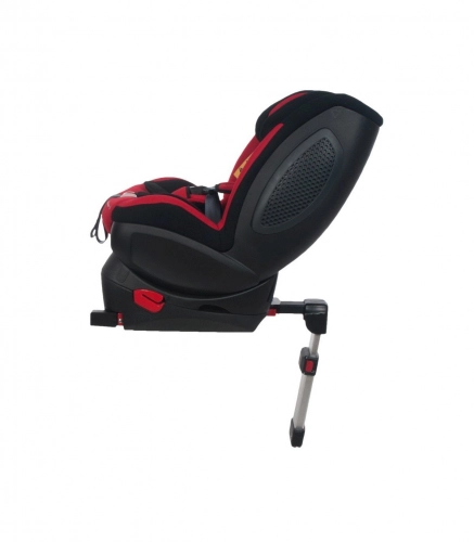 BabySafe Schnauzer Red Black + Base ISOFIX Bērnu autosēdeklis 0-18 kg