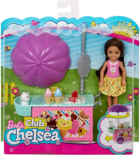Barbie Club Chelsea Doll and Playset кукла FDB32-2