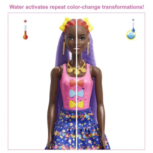 Barbie Color Reveal Hair Feature Playset lelle HBG38-1