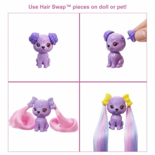 Barbie Color Reveal Hair Feature Playset lelle HBG38-2