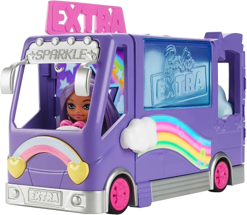 Barbie Extra Mini Mini Doll + Tour Bus HKF84 Автобус + мини кукла