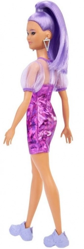 Barbie Fashionistas Doll Asst. Purple Monochrome HBV12 Kукла