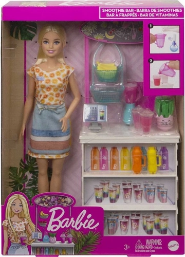 Barbie Smoothie Bar Playset смузи-бар GRN75