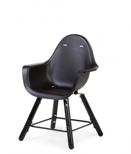 Barošanas krēsls 2in1 Childhome Evolu 2 Black
