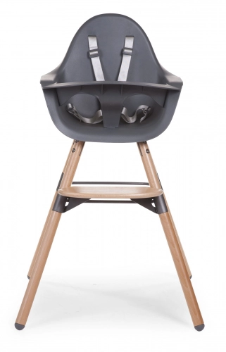 Barošanas krēsls 2in1 Childhome Evolu 2 Natural anthracite