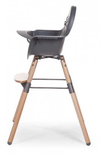 Barošanas krēsls 2in1 Childhome Evolu 2 Natural anthracite