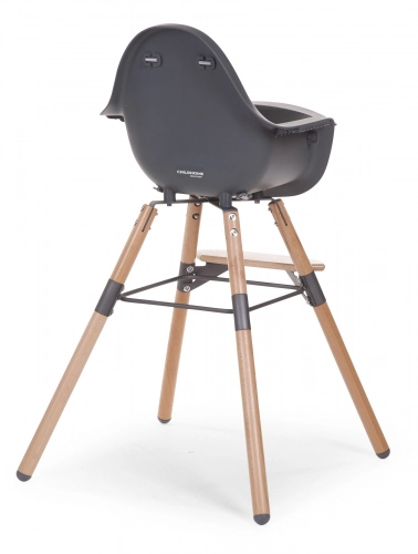 Barošanas krēsls 2in1 Childhome Evolu 2 Natural anthracite