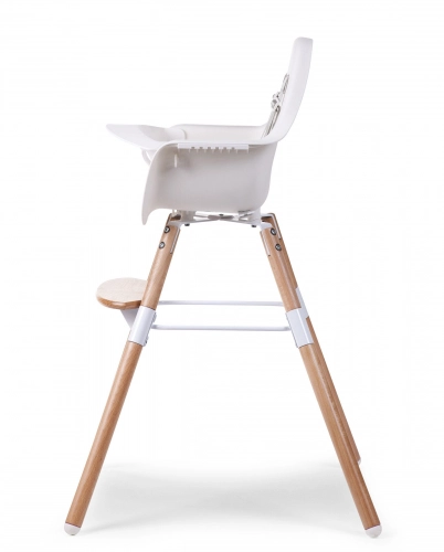 Стульчик для кормления 2в1 Childhome Evolu 2 Natural White