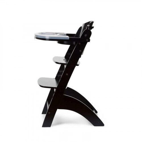 Barošanas krēsls CHILDHOME Lambda 2 Baby Grow Chair black + Tray Cover
