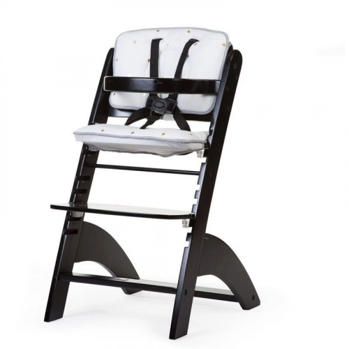 Barošanas krēsls CHILDHOME Lambda 2 Baby Grow Chair black + Tray Cover