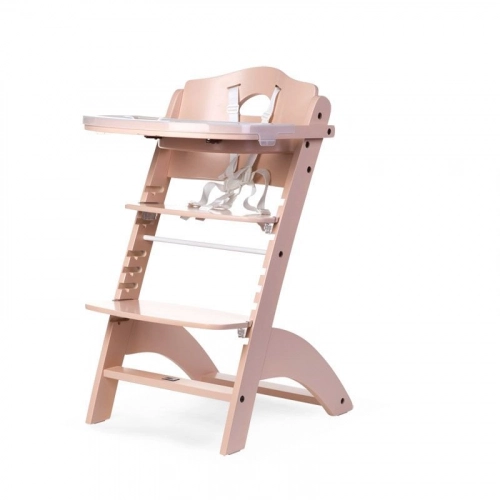 Barošanas krēsls CHILDHOME Lambda 2 Baby Grow Chair nude + Tray Cover