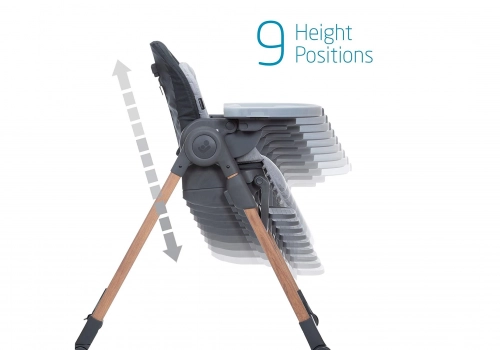 Barošanas krēsls Maxi Cosi Minla Home 3in1 Essential graphite