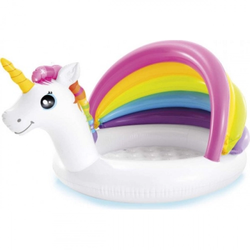 Baseins ar jumtiņu bērniem Piepūšamais Intex Unicorn 57113