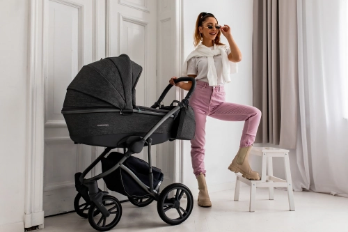 Bebetto Bresso Grey 26 Bērnu rati 2in1