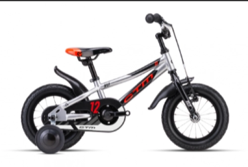 Bērnu divritenis velosipēds CTM Billy silver 12 collas
