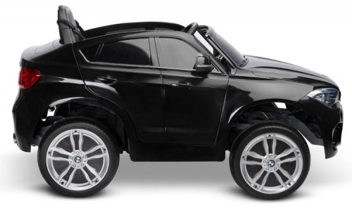 Bērnu elektromobilis ar pulti BMW X6M Black
