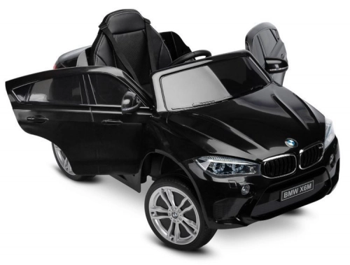 Bērnu elektromobilis ar pulti BMW X6M Black