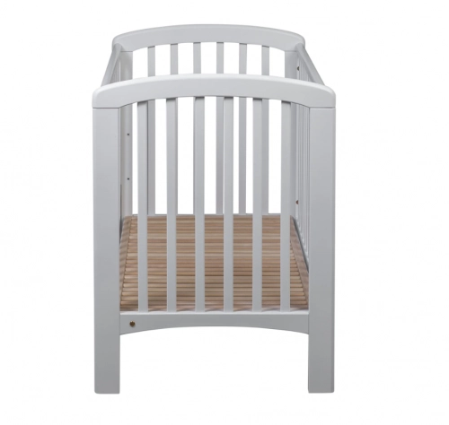 Детская кроватка с опускающейся боковиной TROLL Basic Lux HM White COT-S0183-WH